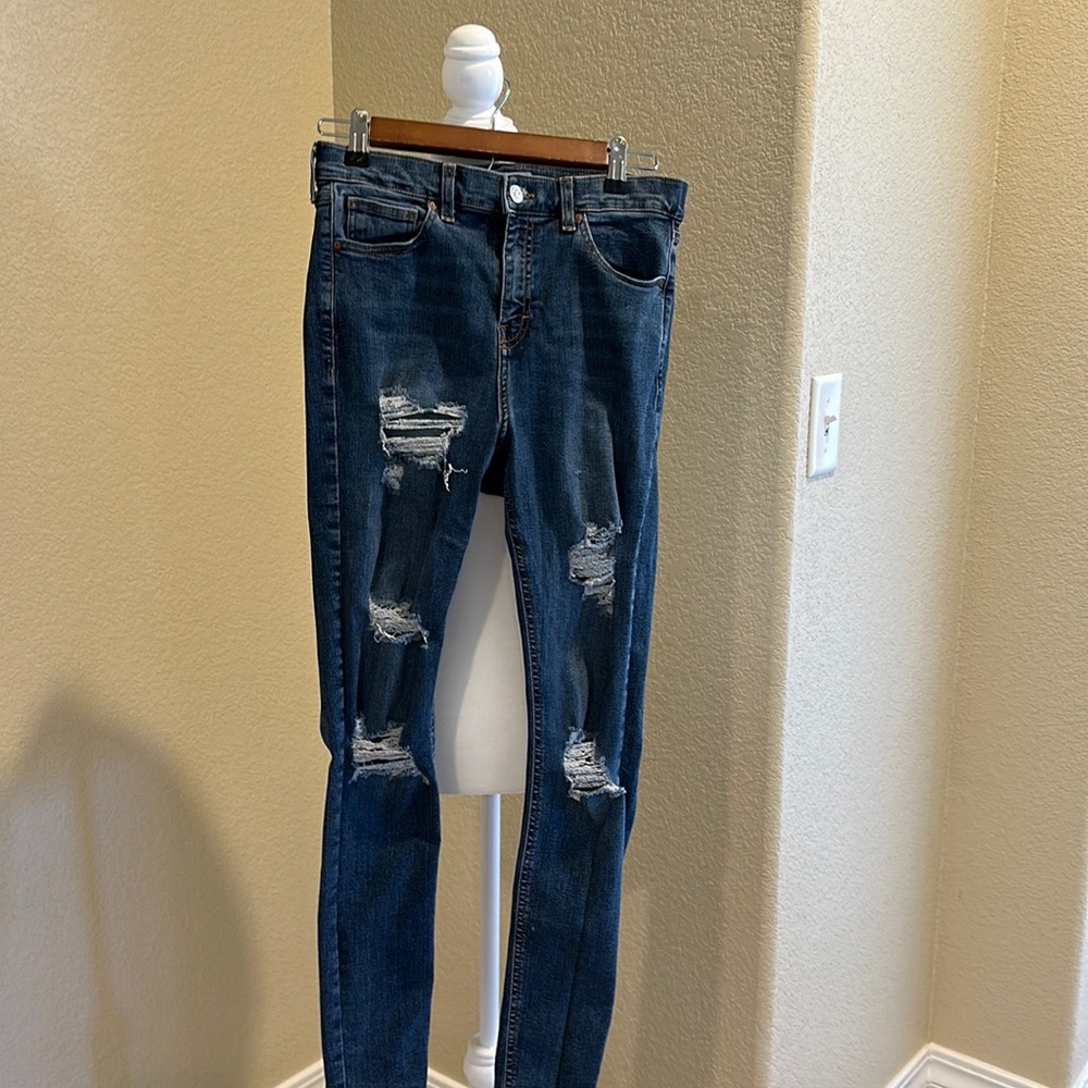 Topshop jeans.